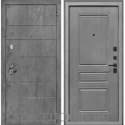 Входная дверь Интекрон Спарта New Грей Графит ФЛ-243-М