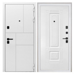 Входная дверь Интекрон Спарта New White Ясень белый силк ФЛ-2