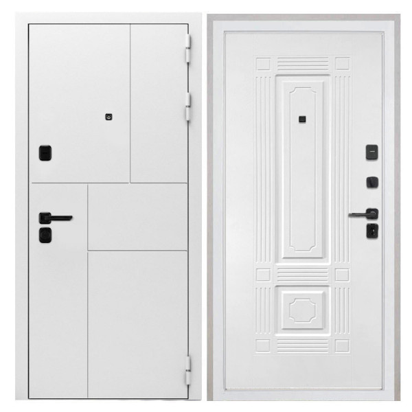 Входная дверь Интекрон Спарта New White Ясень белый силк ФЛ-2