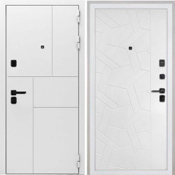 Входная дверь Интекрон Спарта New White Ясень силк белый ФЛ-306