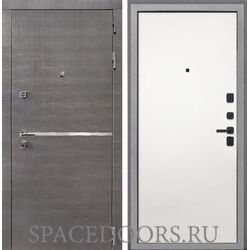 Входная дверь Интекрон Вектор Силк Сноу гладкая (белая)