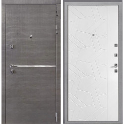 Входная дверь Интекрон Вектор Ясень силк белый ФЛ-306