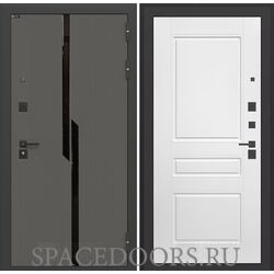 Входная дверь Лабиринт Carbon 03 - Белый софт