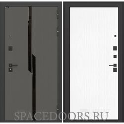 Входная дверь Лабиринт Carbon 07 - Белое дерево