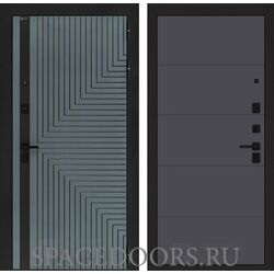 Входная дверь Лабиринт Credor 13 - Графит софт