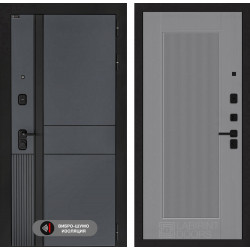 Входная дверь Лабиринт Evolab 30 - Серый рельеф софт
