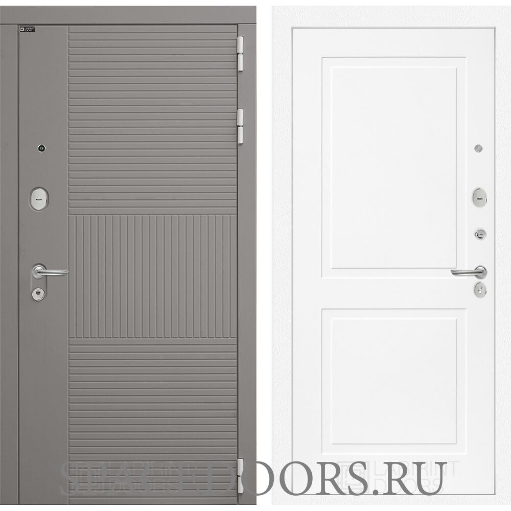 Входная дверь Лабиринт Forma 11 - Белый софт