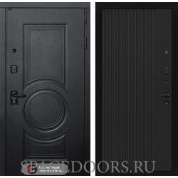 Входная дверь Лабиринт Grand 29 - Черный кварц