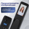 Входная дверь Лабиринт Роял Смарт 01 - Белое дерево, стекло черное