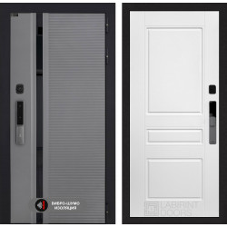 Входная дверь Лабиринт Пиано Смарт 2.0 03 - Белый софт