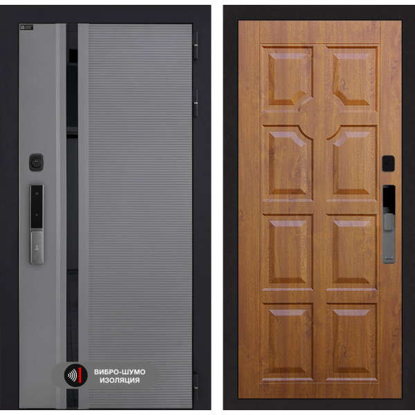 Входная дверь Лабиринт Пиано Смарт 2.0 17 - Золотой дуб