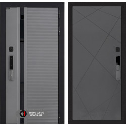 Входная дверь Лабиринт Пиано Смарт 2.0 24 - Графит софт