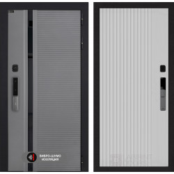 Входная дверь Лабиринт Пиано Смарт 2.0 29 - Белый рельеф софт