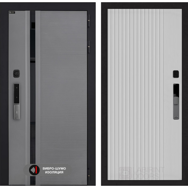 Входная дверь Лабиринт Пиано Смарт 2.0 29 - Белый рельеф софт