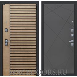 Входная дверь Лабиринт Ritm 24 - Графит софт