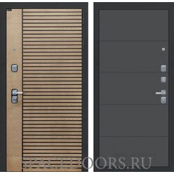 Входная дверь Лабиринт Ritm 13 - Графит софт