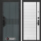 Входная дверь Лабиринт Smartlab 22 - Белый софт, черная вставка