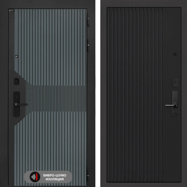 Входная дверь Лабиринт Smartlab 29 - Черный кварц