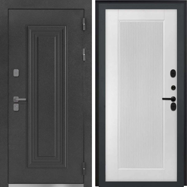 Входная дверь L-Дарион с терморазрывом Астрод Velutto Bianco