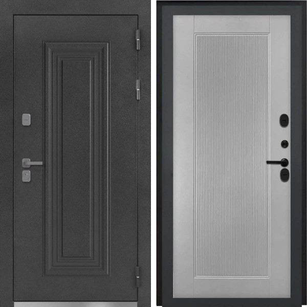 Входная дверь L-Дарион с терморазрывом Астрод Velutto Grigio