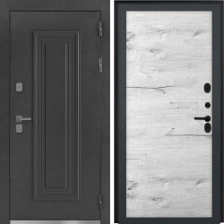 Входная дверь L-Дарион с терморазрывом Без фрезеровки Дуб арктик горизонт