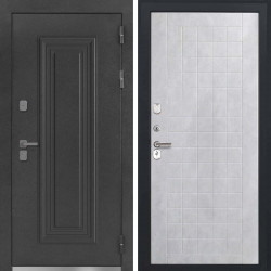 Входная дверь L-Дарион с терморазрывом ФЛ-256 бетон снежный пвх