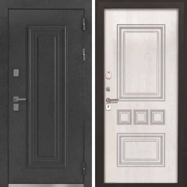 Входная дверь L-Дарион с терморазрывом ФЛ-608 Винорит white