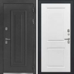 Входная дверь L-Дарион с терморазрывом ФЛ-677 белый матовый пвх