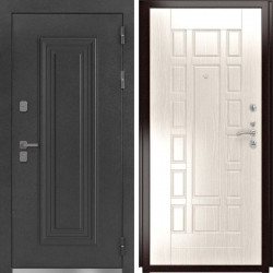 Входная дверь L-Дарион с терморазрывом ФЛ-244 беленый дуб пвх