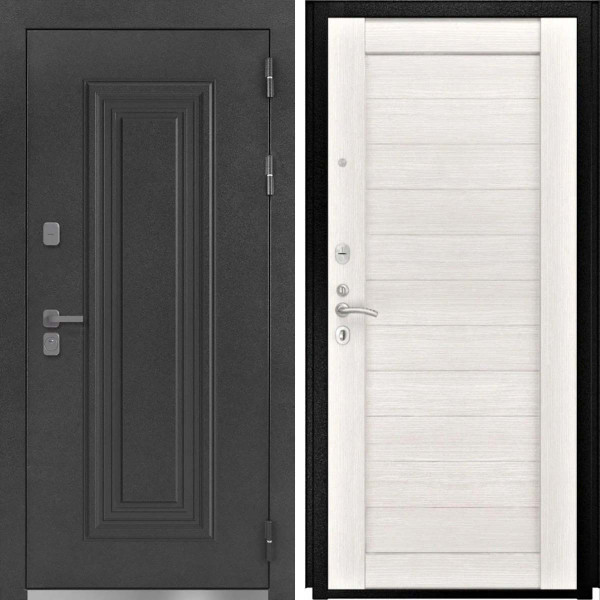 Входная дверь L-Дарион с терморазрывом СБ-3 беленый дуб