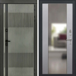 Входная дверь L-Elfy Алиса софт грей зеркало