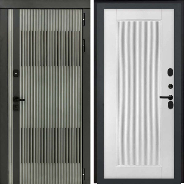 Входная дверь L-Elfy Астрод Velutto Bianco