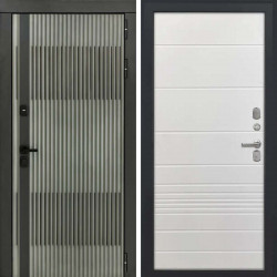 Входная дверь L-Elfy ФЛ-700 ясень белый soft-touch пвх