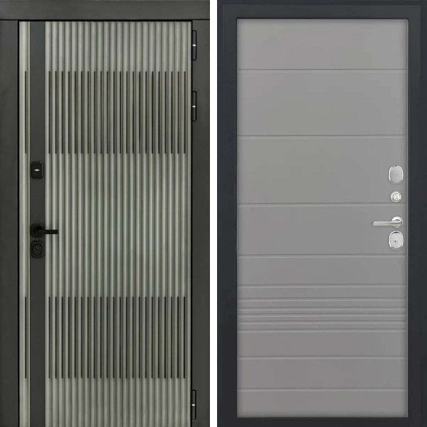 Входная дверь L-Elfy ФЛ-700 ясень грей soft-touch пвх