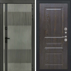 Входная дверь L-Elfy ФЛ-701 дуб шоколад пвх