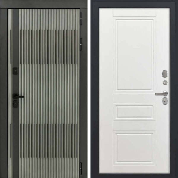 Входная дверь L-Elfy ФЛ-707 белый софт пвх