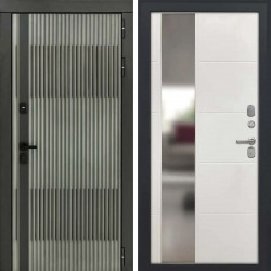 Входная дверь L-Elfy ФЛЗ-649 софт капучино зеркало