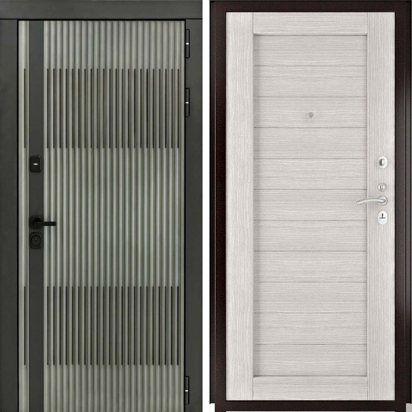 Входная дверь L-Elfy СБ-3 капучино экошпон