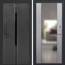 Входная дверь L-Legia Алиса софт грей зеркало