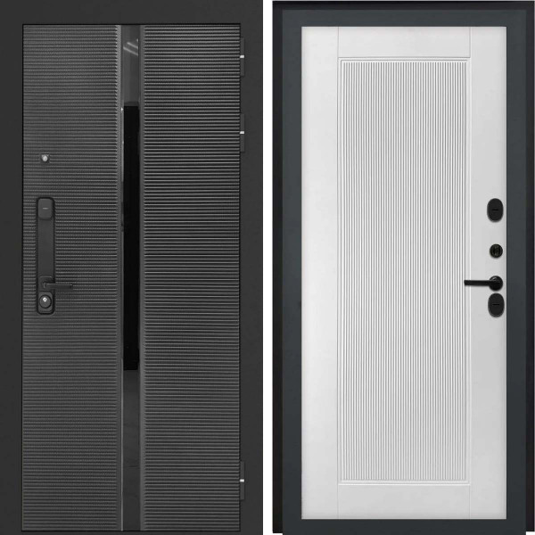 Входная дверь L-Legia Астрод Velutto Bianco