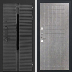 Входная дверь L-Legia ФЛ-256 бетон пепельный пвх