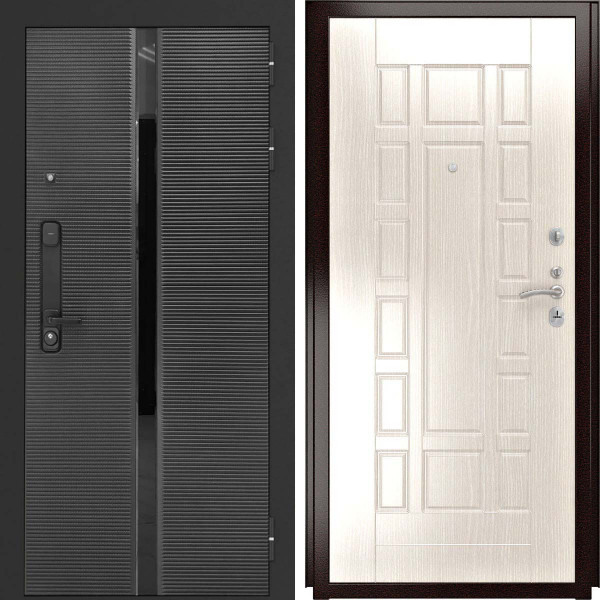 Входная дверь L-Legia ФЛ-244 беленый дуб пвх