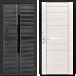 Входная дверь L-Legia СБ-1 беленый дуб экошпон