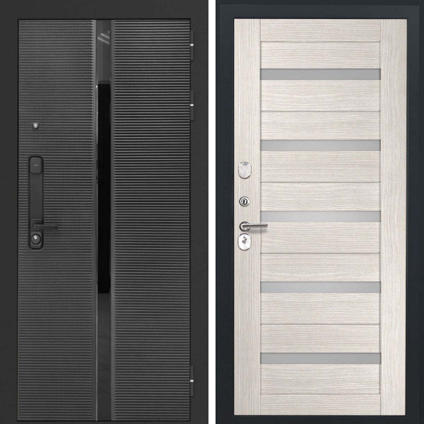 Входная дверь L-Legia СБ-1 капучино экошпон