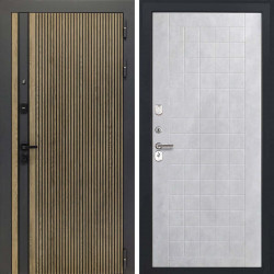 Входная дверь L-Rosna ФЛ-256 бетон снежный пвх