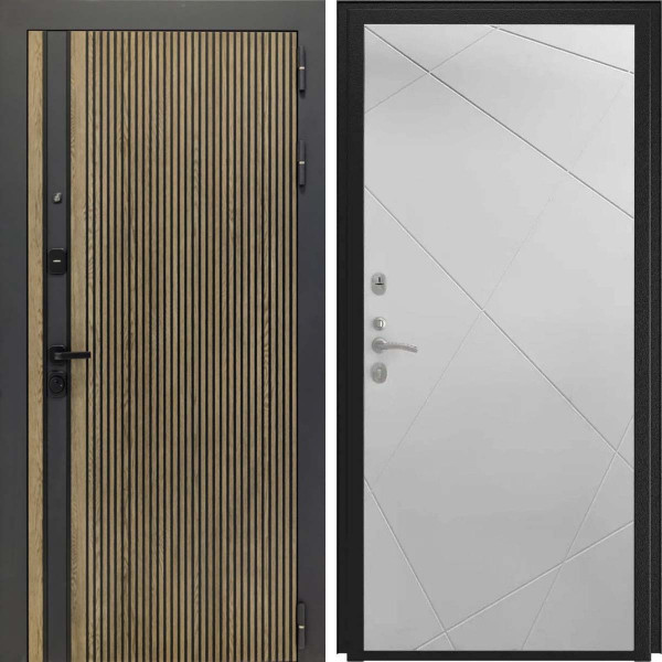 Входная дверь L-Rosna ФЛ-291 белый софт