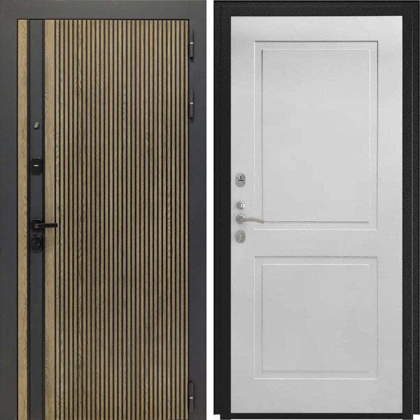 Входная дверь L-Rosna ФЛ-609 белый матовый