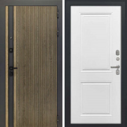 Входная дверь L-Rosna ФЛ-677 белый матовый пвх