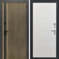 Входная дверь L-Rosna ФЛ-700 ясень белый soft-touch пвх