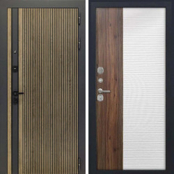 Входная дверь L-Rosna ФЛП-560 белый + орех